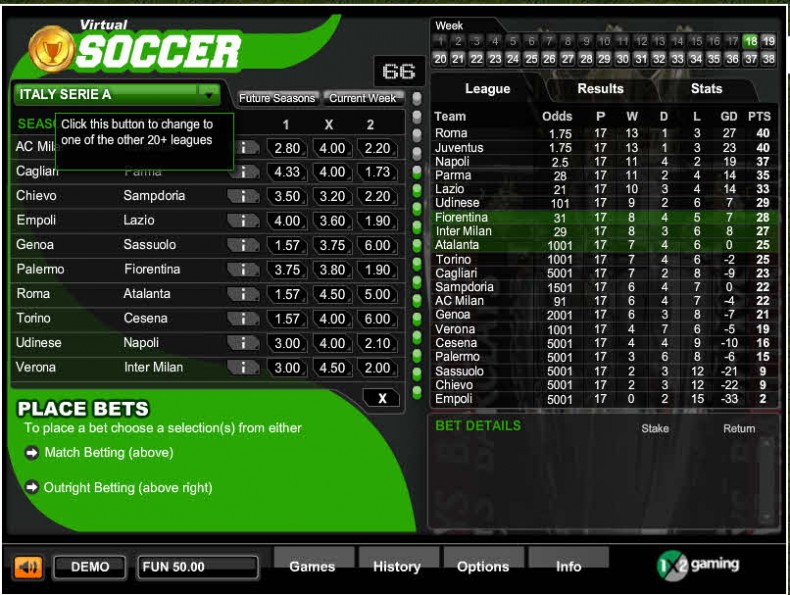Virtual Soccer MCPcom 1x2Gaming