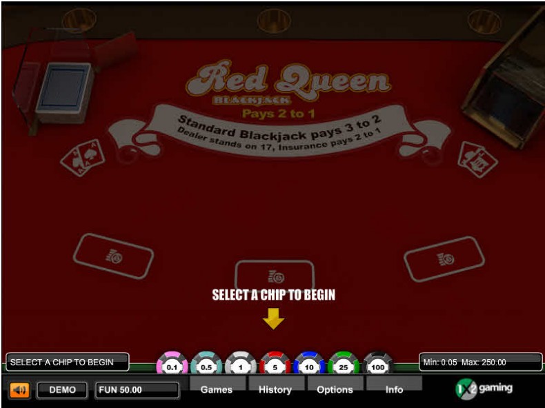 Red Queen Blackjack MCPcom 1x2Gaming