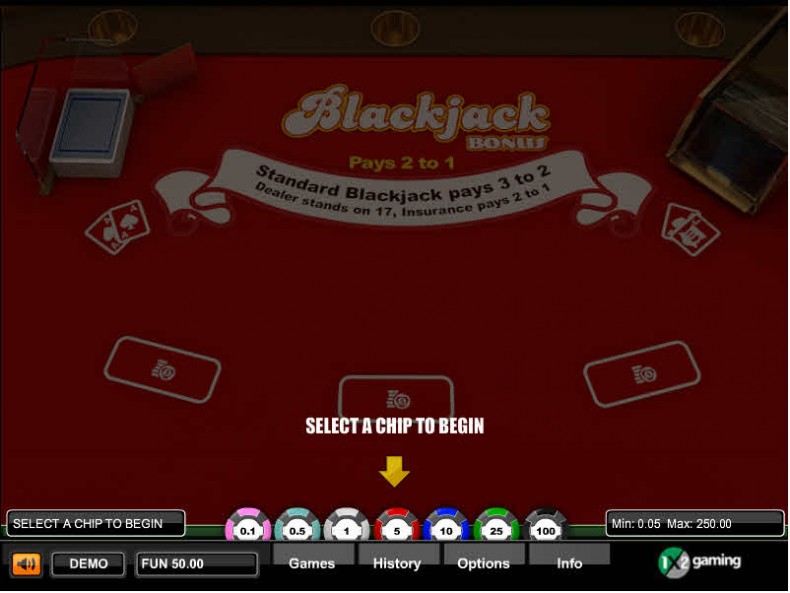 Blackjack Bonus MCPcom 1x2Gaming