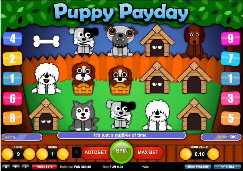 Puppy Payday MCPcom 1x2Gaming
