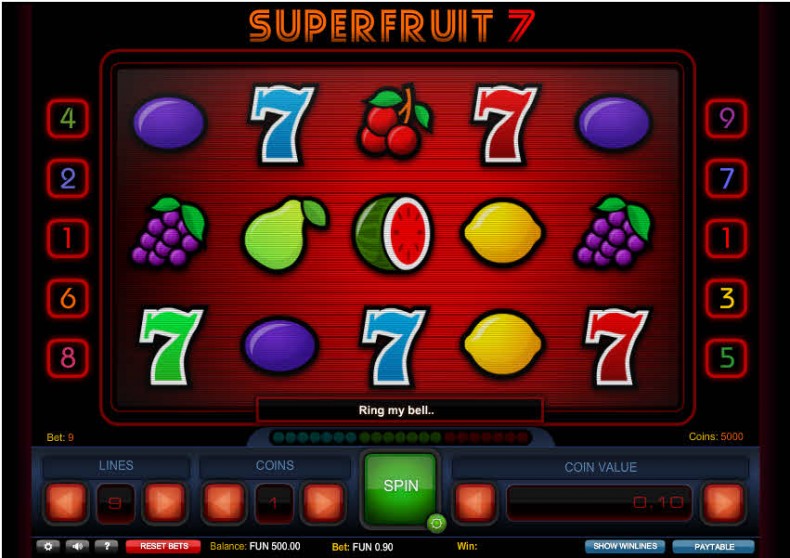 Super Fruit 7 MCPcom 1x2Gaming