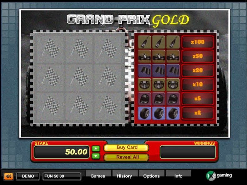 Grand Prix Gold MCPcom 1x2Gaming