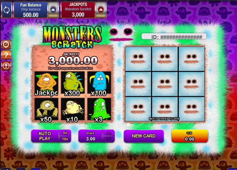 Monsters Scratch MCPcom Gamesos
