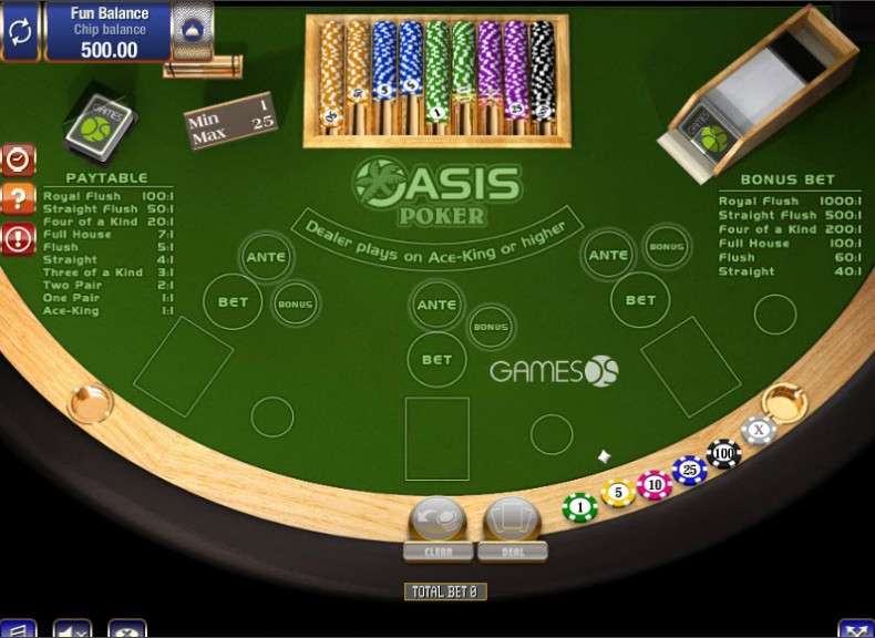 Oasis Poker MCPcom GamesosOasis Poker MCPcom Gamesos