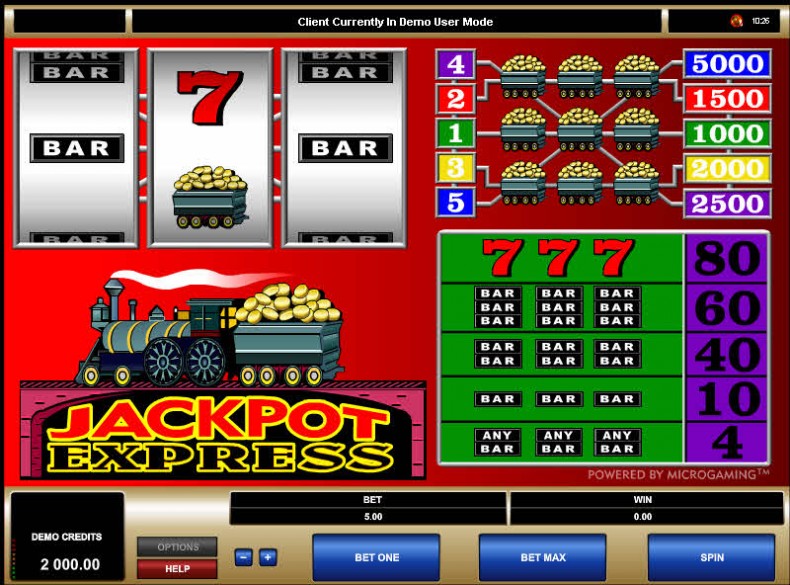 Jackpot Express MCPcom Microgaming
