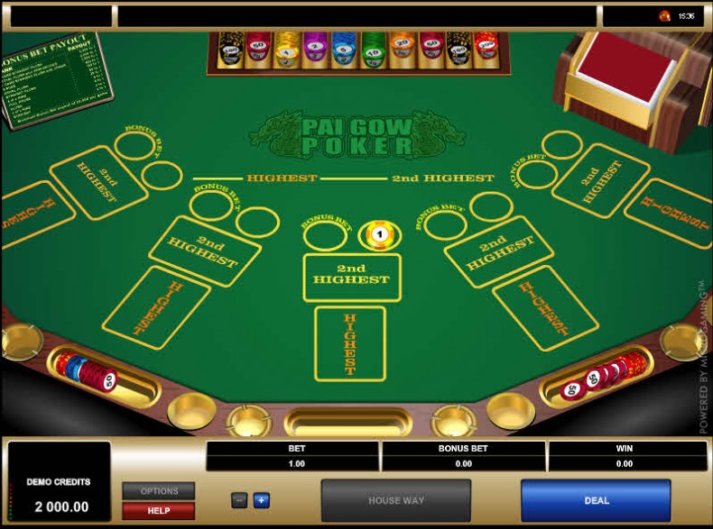 Pai Gow Poker MCPcom Microgaming