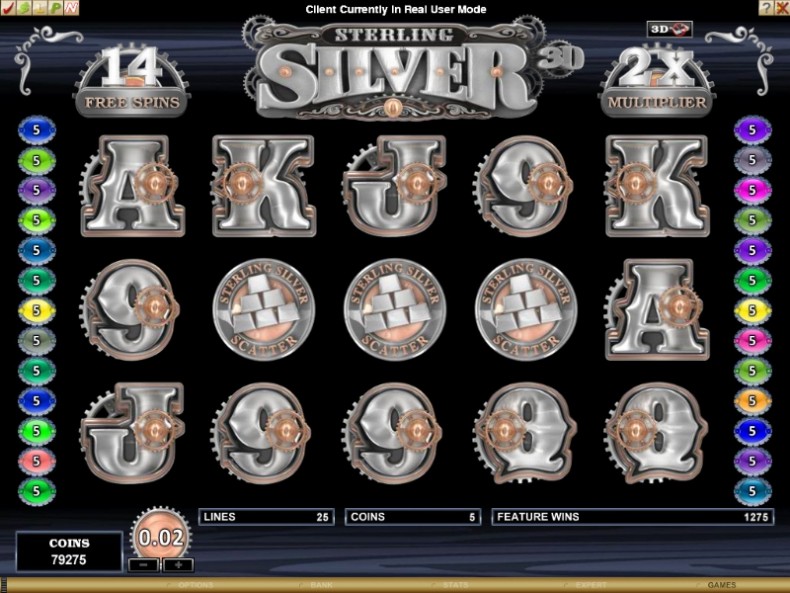 Sterling Silver 3D mcp fs
