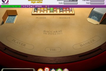 Baccarat Hi Roller MCPcom OpenBet