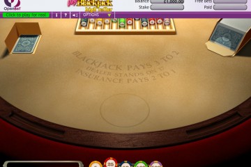 Blackjack Single Hi Roller MCPcom OpenBet
