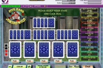 Jokers Wild 5 Hand MCPcom OpenBet