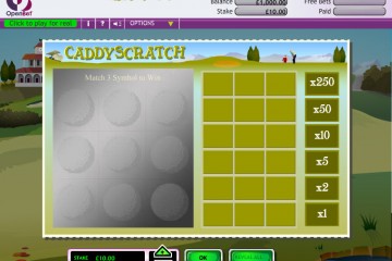 Caddy Scratch MCPcom OpenBet