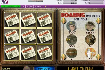 Roaring 20s Scratch Card MCPcom OpenBet