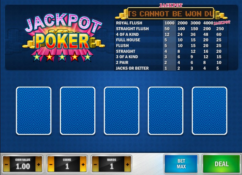 Jackpot Poker MCPcom Play'n GO