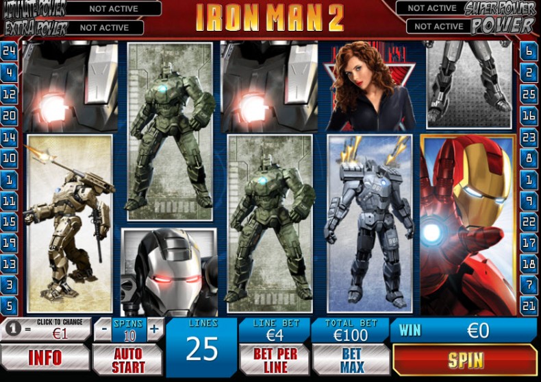 Iron Man 2 MCPcom Playtech