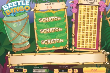 Beetle Bingo Scratch MCPcom Playtech
