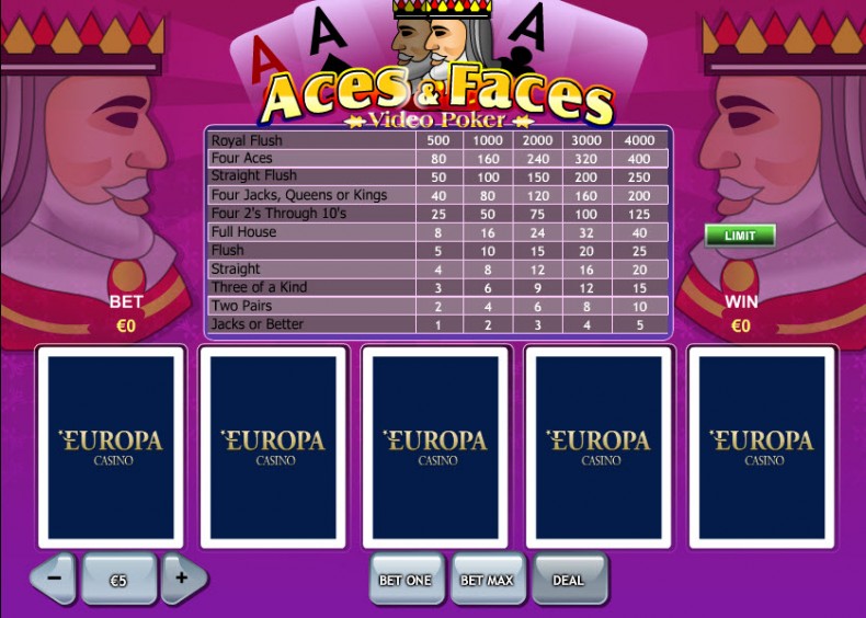 Aces And Faces MCPcom Playtech