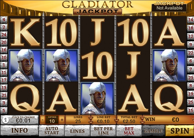 Gladiator Jackpot MCPcom Playtech