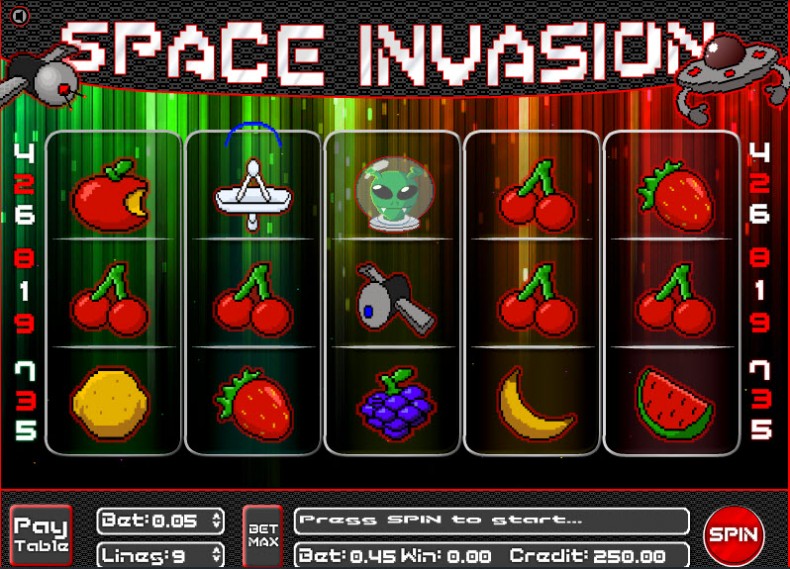 Space Invasion MCPcom Gaming and Gambling