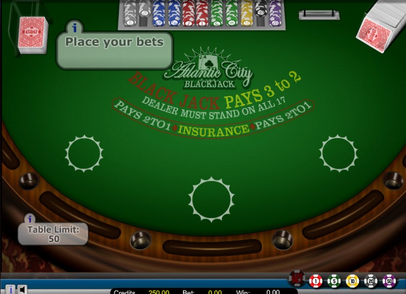 Atlantic City Blackjack MCPcom Gaming and Gambling