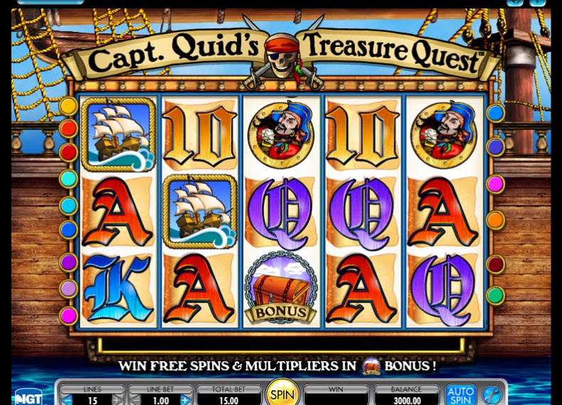 Capt Quid’s Treasure Quest MCPcom IGT
