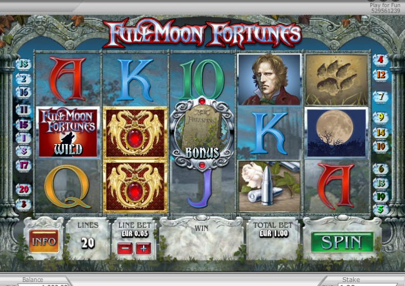 Full Moon Fortunes MCPcom Ash Gaming
