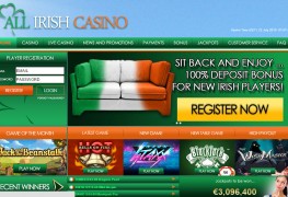 All Irish Casino MCPcom home