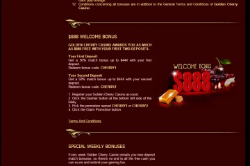 Golden Cherry Casino MCPcom bonus