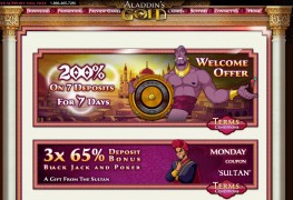 Aladdin’s Gold Casino MCPcom bonus