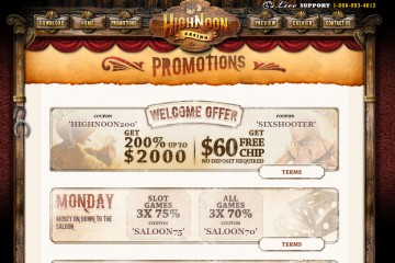 High Noon Casino MCPcom bonus