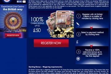 All British Casino MCPcom bonus