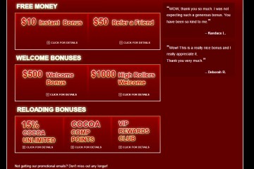 Cocoa Casino MCPcom bonus