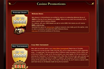 21Grand Casino MCPcom bonus