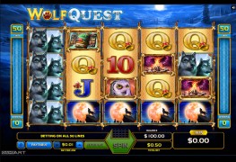 Wolf Quest Video Slots by GameArt MCPcom