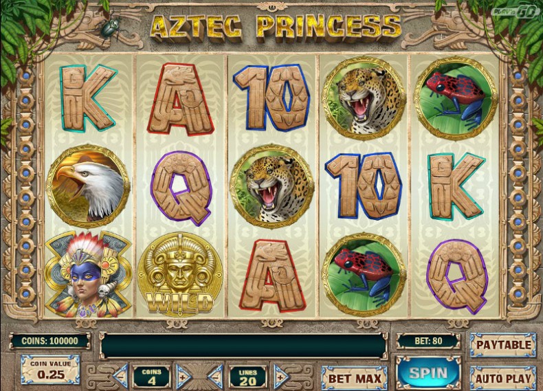 Aztec Princess Video Slots by Play'n GO MCPcom