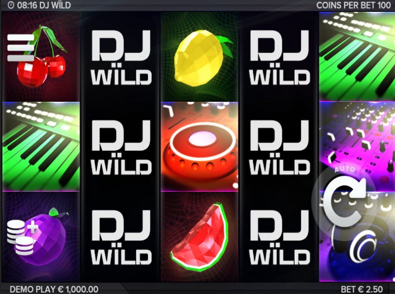DJ Wild Video slots by Elk Studios MCPcom