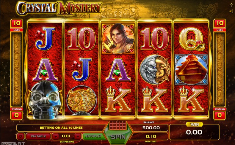 Crystal Mystery Video Slots by GameArt MCPcom