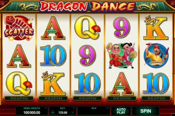 Dragon Dance Video slots by Microgaming MCPcom