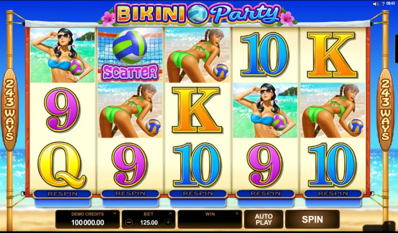 Bikini Party Video slots by Microgaming MCPcom