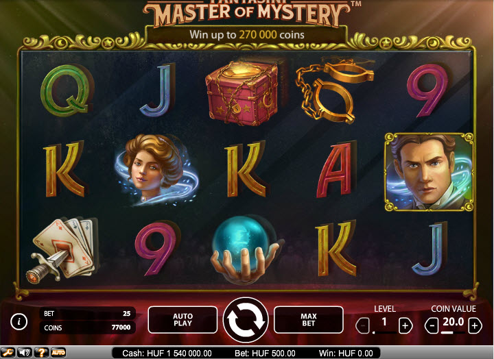Fantasini: Master of Mystery Video Slot by Netent MCPcom