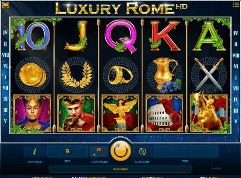 Luxury Rome HD Video slots by iSoftBet MCP.COM