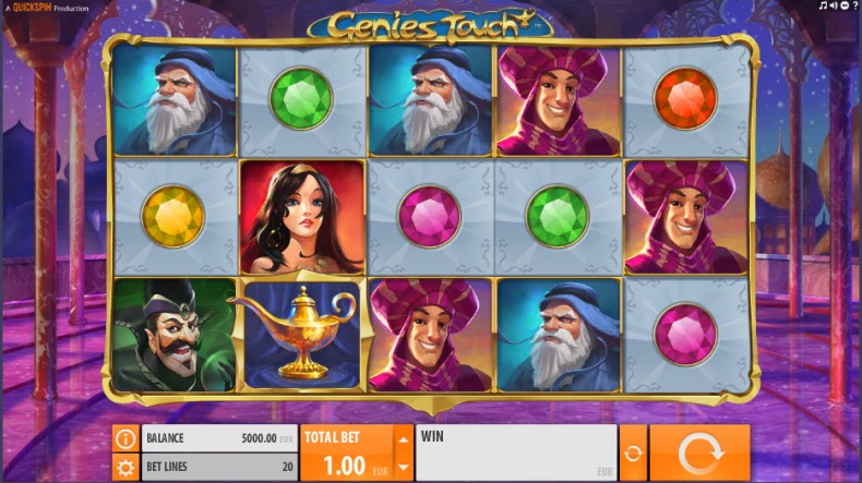 Genie's Touch Video slots by Quickspin MCPcom