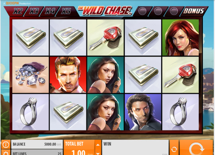The Wild Chase Video slots by Quickspin MCPcom