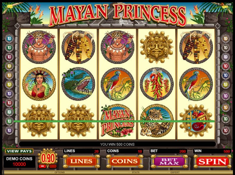 Mayan Princess MCPcom Microgaming