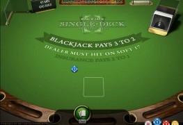 Single Deck Blackjack MCPcom NetEnt