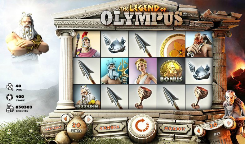 Legend of olympus mcp screen