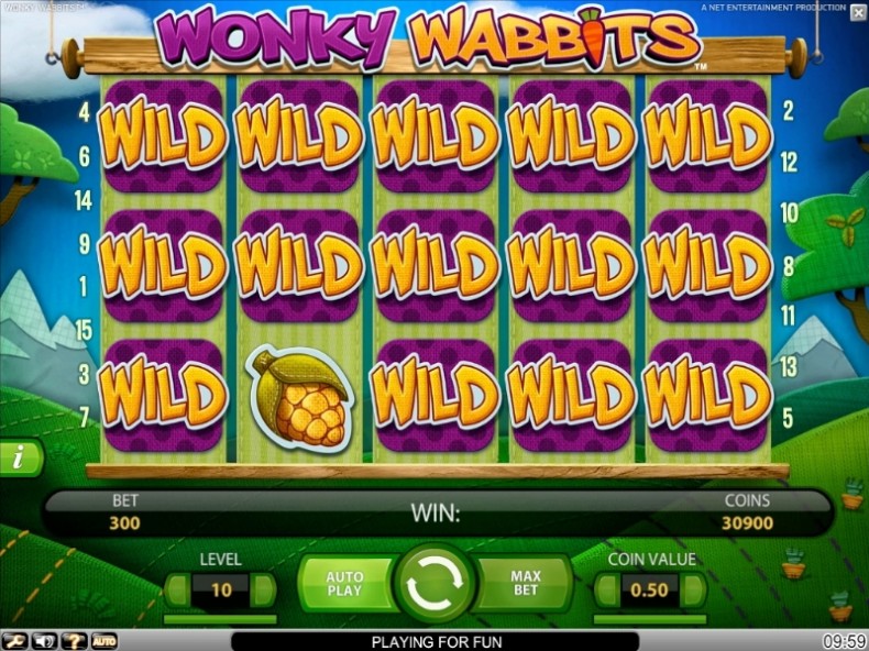 Wonky wabbits mcp super mega win