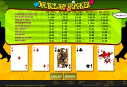 Double joker poker mcp wm win