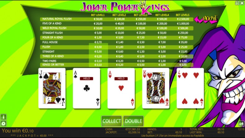 Joker poker king mcp wm win