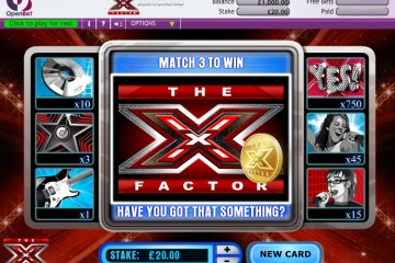 Xfactor Scratch MCPcom OpenBet