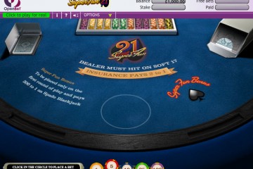Blackjack Super Fun 21 MCPcom OpenBet